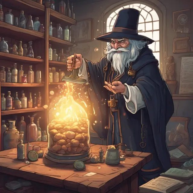 A central bank alchemist concocts elixir using rate increase, price drop, gov