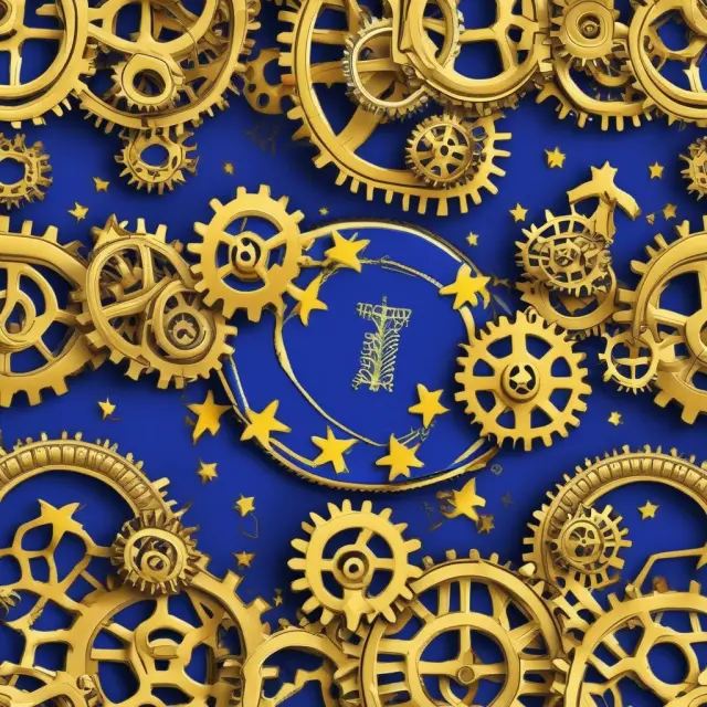 Golden scroll illustrating EU unity and centralized power through the Lisbon Treaty