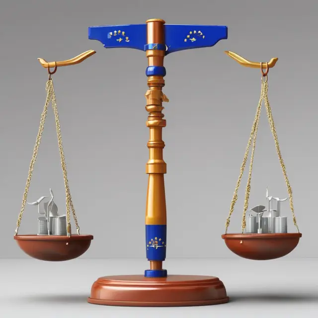 Scale representing the Lisbon Treaty