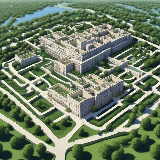 A maze filled with cars, golf courses, computers, and other IRS-recognized listed properties symbolizing the complex tax considerations for these assets