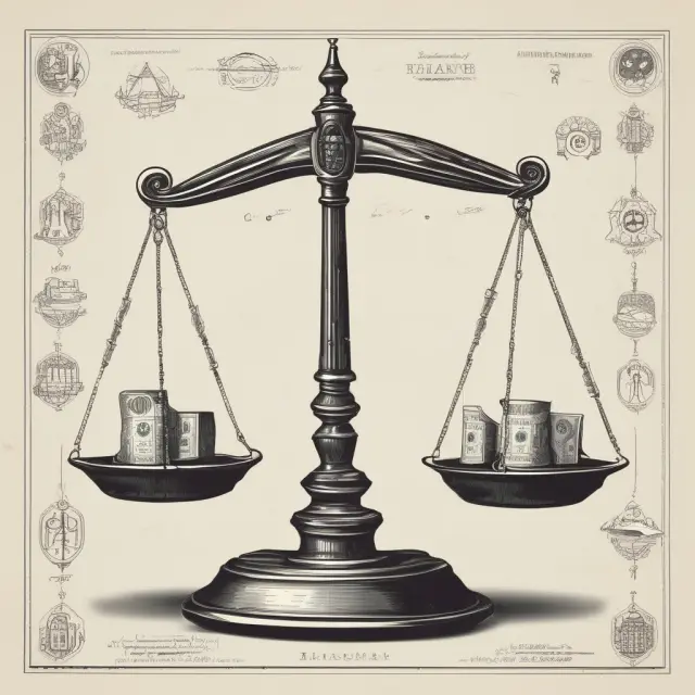 Scales with market capitalization, liquidity, and stock exchange symbols symbolizing IPO requirements for new issuers.