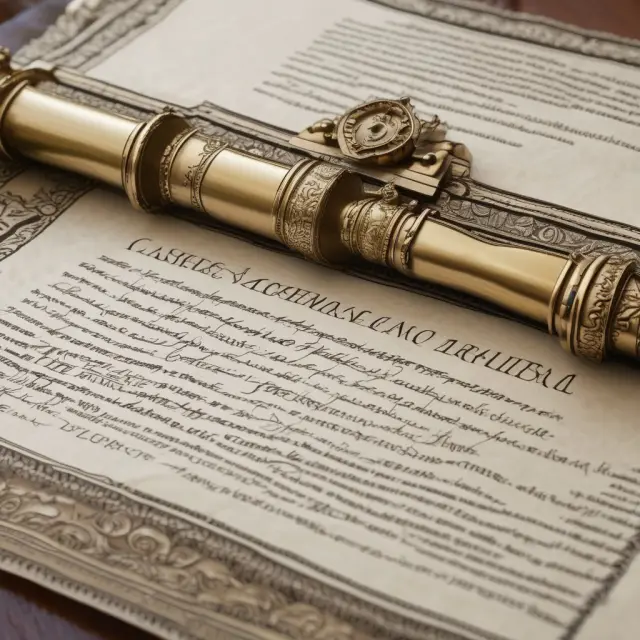 Ornate contract opening to illustrate the intricacies of an LLC operating agreement