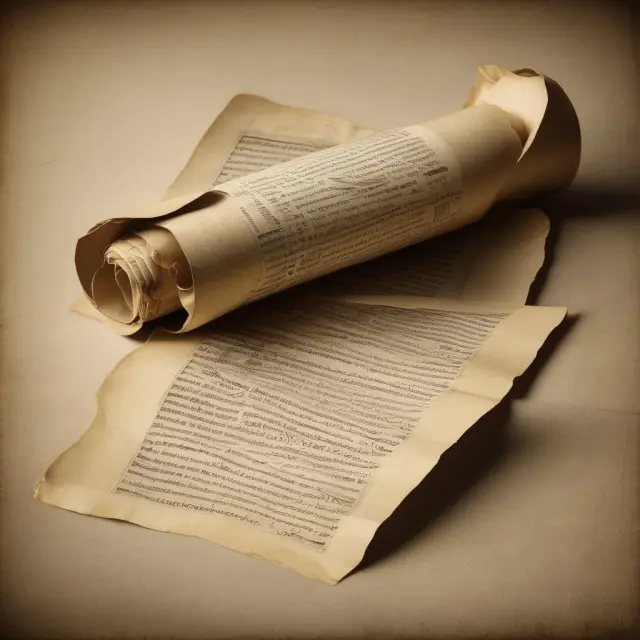 A large, intricately designed scroll with an illustration of an LLC symbol unrolling, representing the process and advantages of creating a Limited Liability Company.