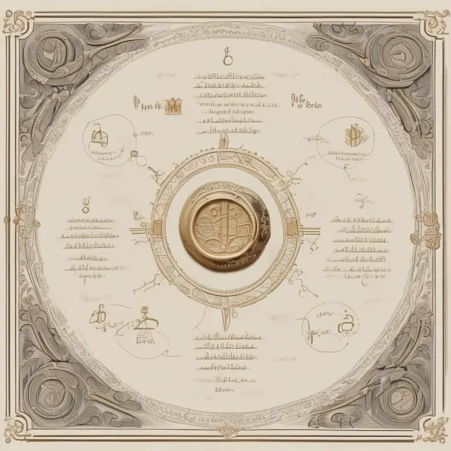 Golden equation scroll displaying LLCR components: cash flows and debt reserve converging to form golden coins