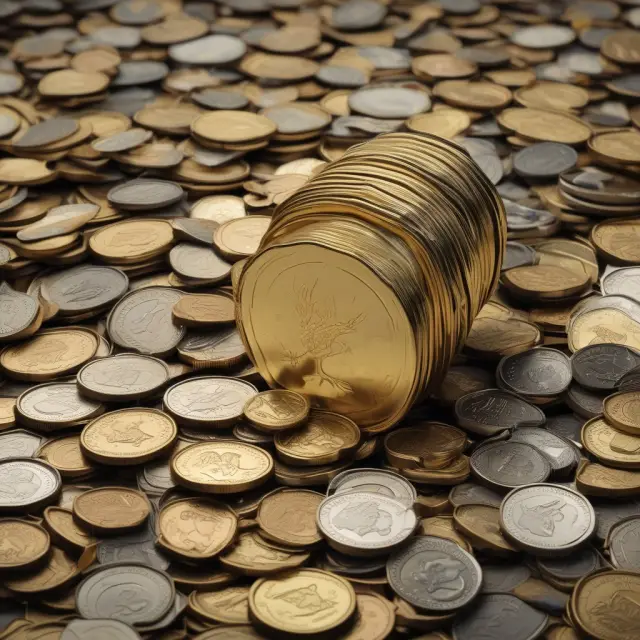 A lender hiding garbage fees in a pile of golden coins, representing unnecessary charges that hinder borrowers from reaching their goal of homeownership