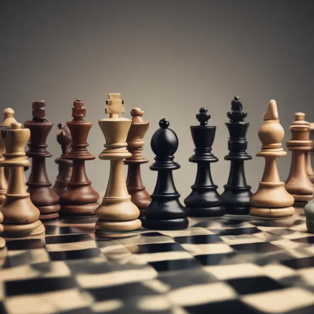 A lender and borrower play chess; application fees set the opening moves for negotiations
