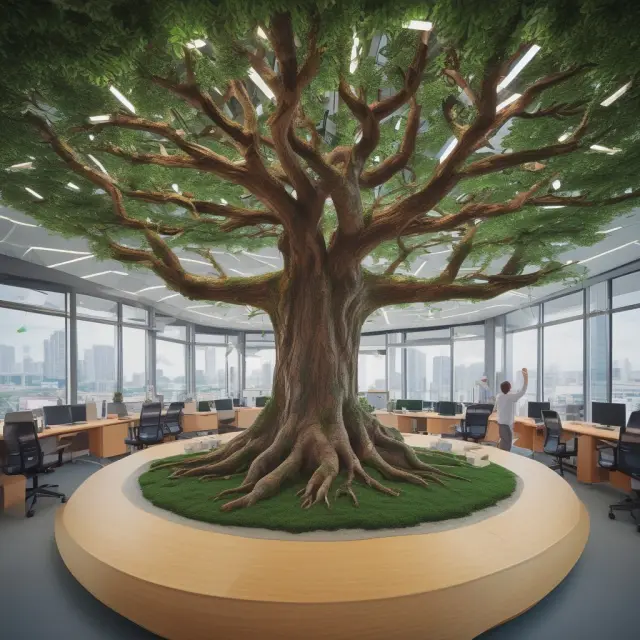 Loan production office tree symbolizing technological advancements, regulatory landscape, and evolving customer expectations