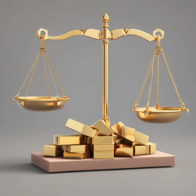 Golden loan amount contrasted against stacked bricks signifying construction costs, demonstrating the Loan-to-Cost Ratio calculation.