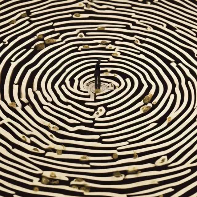 A person skillfully maneuvering through a maze adorned with gold coins, illustrating the journey of obtaining and managing loans