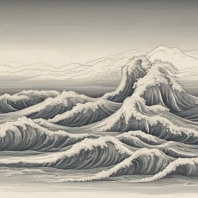 Visualization of interest rates as a torrent, term length as a tide, and payment frequencies as waves shaping loan constant calculations