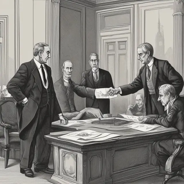 A delicate balance between ethics and lobbying power on a political scale.