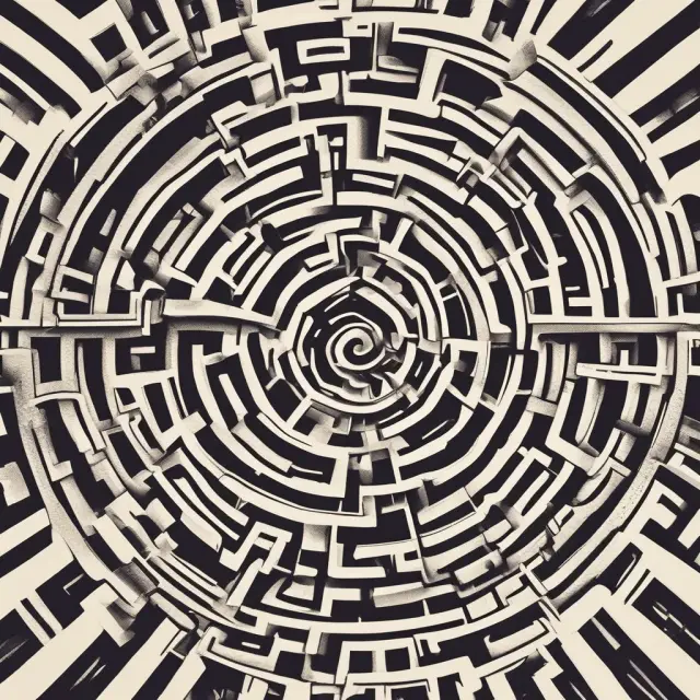 A colorful kaleidoscope illustrates various taxes forming a complex maze, emphasizing the importance of adopting strategies for efficient management and optimal savings.