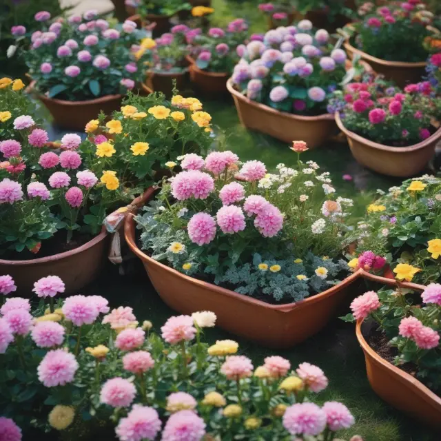 An investor tendering flowers representing various reasons to lock in profits: risk management, income generation, tax considerations, and portfolio balance.