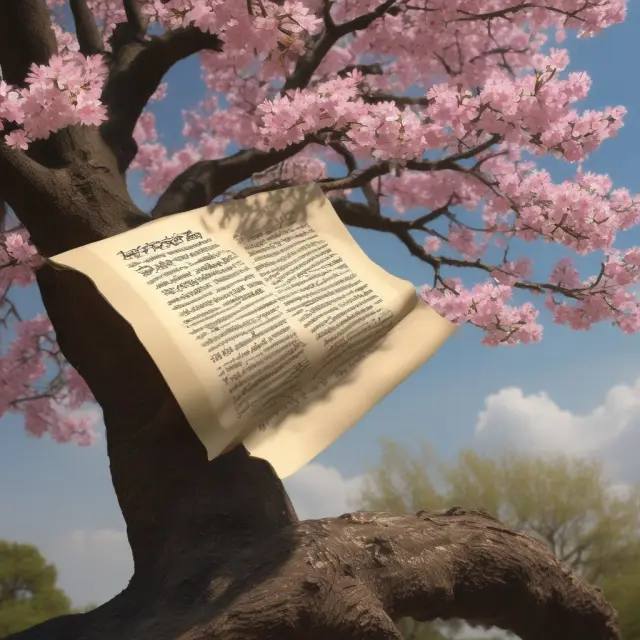 An ancient scroll unraveling to reveal a tree with leaves representing pension plans, emphasizing the eligibility for a Locked-in Retirement Account