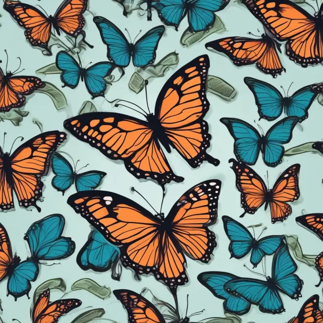Two winged butterflies representing pair trades, arbitrage opportunities, and market neutral strategies within long-short equity investments
