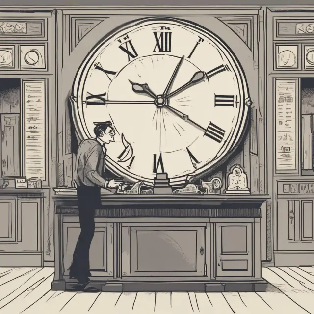 Investor buying a long put while the clock is ticking to safeguard potential stock losses