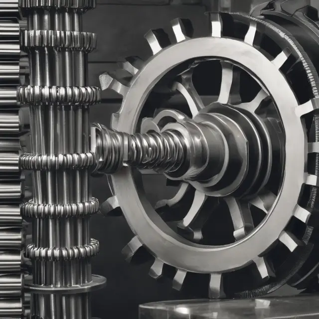 Competing gears illustrate industries adapting to external factors over the long run.