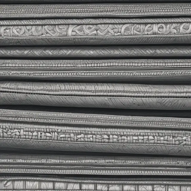 An ancient loom creates complex financial statements as long-term assets are woven in, illustrating EBIT, EBITDA, and cash flow relationships