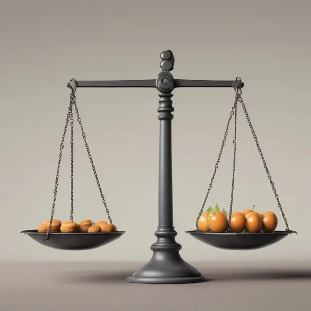 Scale weighing short-term investments (marked to market) against long-term investments (carried at cost), demonstrating their differences in net income reporting.