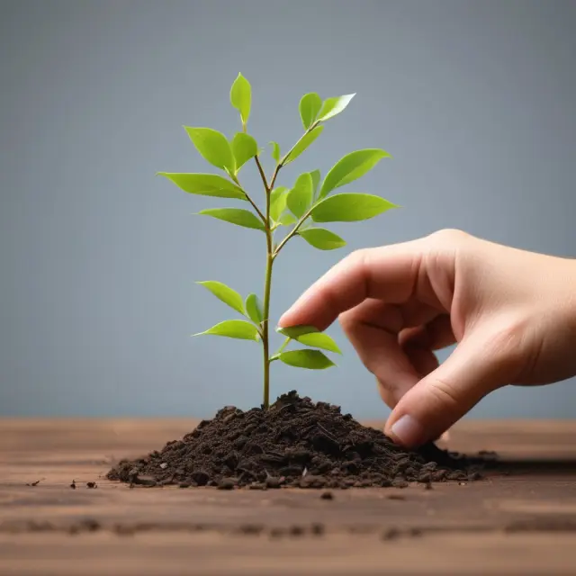 An image of a mature tree with a seedling growing at its base, representing the concept of hold-to-maturity investments