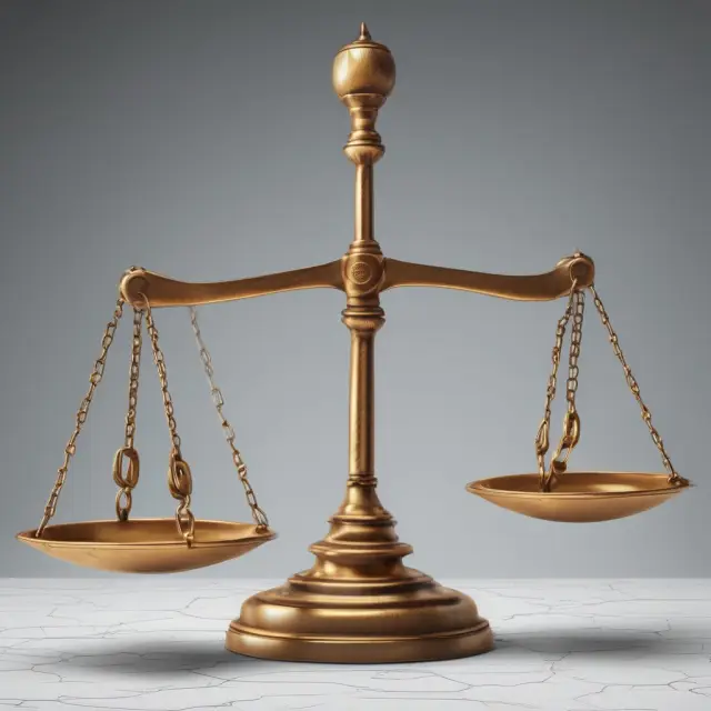 A balanced set of scales representing the benefits and risks of look-alike contracts for investors, with concepts labeled