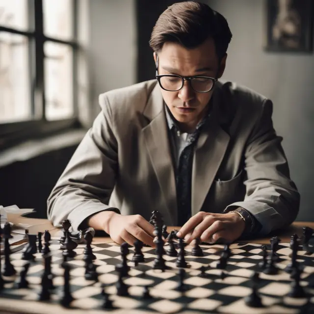 Trader circumventing position limits using look-alike contracts, chessboard illustrating market influence