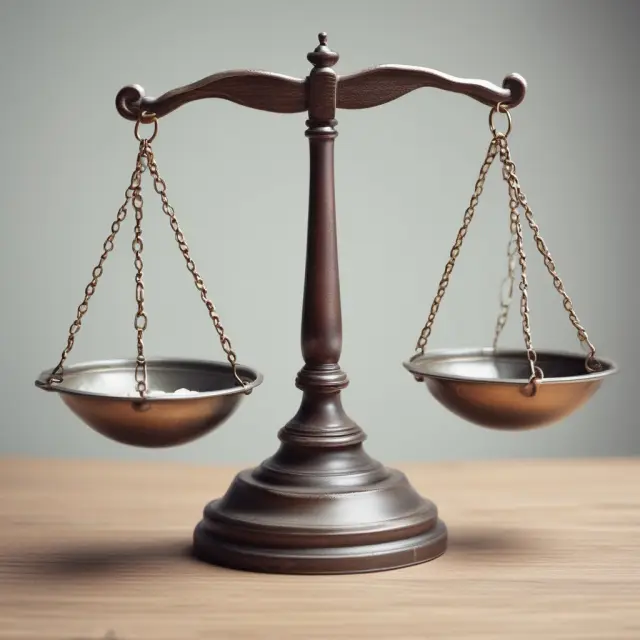 An image of a balance scale, depicting Loss Adjustment Expenses and Claims being weighed fairly to maintain fairness in the insurance industry