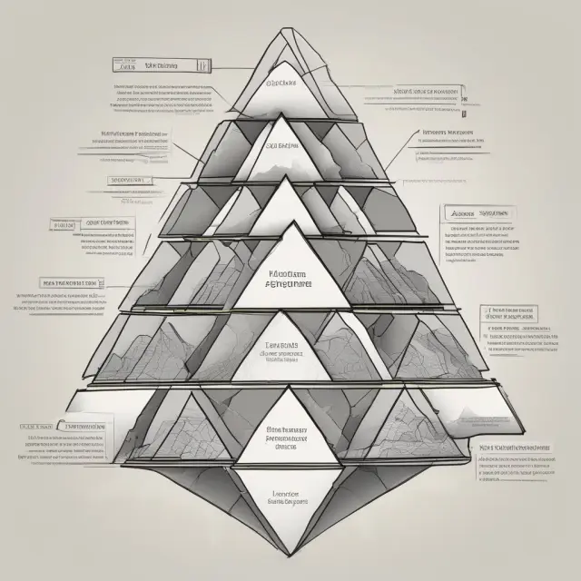 A triangular pyramid symbolizes reported but not settled (RBNS) losses. Settled blocks replace unresolved ones as insurers refine loss estimates.