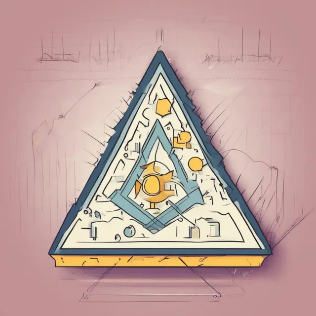 Insurance triangle illustrating the concept of loss development, where reported claims rise to ultimate losses over time.