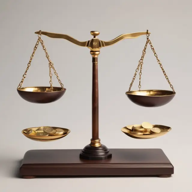 Scale with 80% gold dollar and medical cross illustrating health insurers