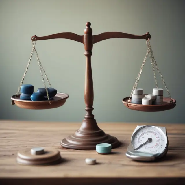 Image of two scales: one weighs Exposure At Risk (EAD) and the other Recovery Rate, representing the methods for calculating Loss Given Default.