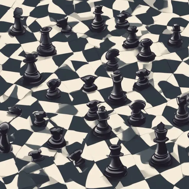 A loss leading strategy illustrated as a chess pawn on a board, symbolizing businesses offering low prices to attract customers