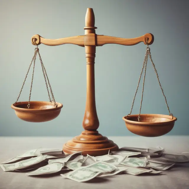 Scale representing profit (upward balance) vs. loss (downward balance), illustrating the use of loss leader strategies