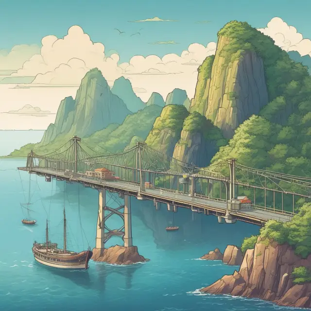 A metaphorical bridge with a loss leader anchoring the