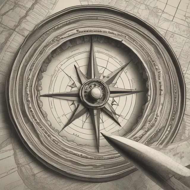Lending compass spinning between stricter and lenient regulations, symbolizing the evolving landscape of lending standards for low/no documentation loans
