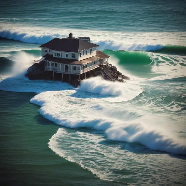 Visualization of market trends in mortgage lending, featuring regulatory waves shaping the landscape for traditional and low/no documentation loans