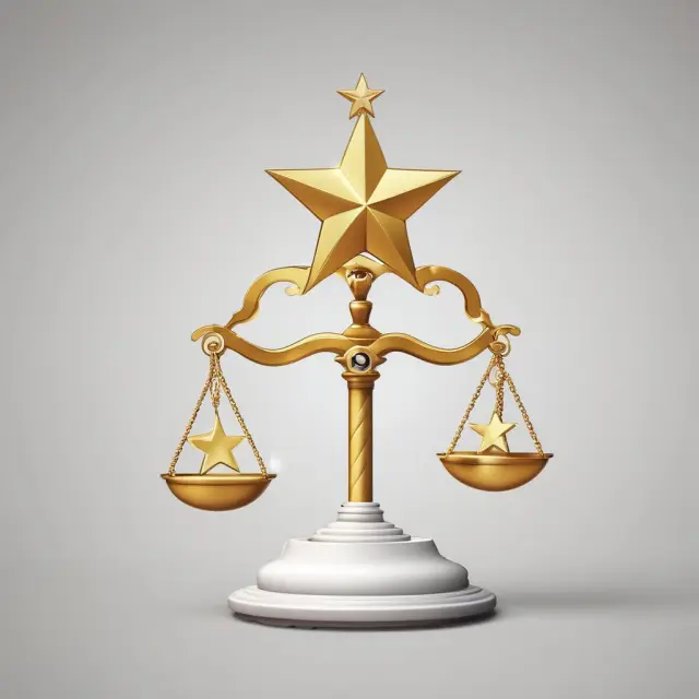Golden scale weighing Key Performance Indicators (KPIs) for a successful loyalty program: customer lifetime value, return on investment (ROI), and retention rates.