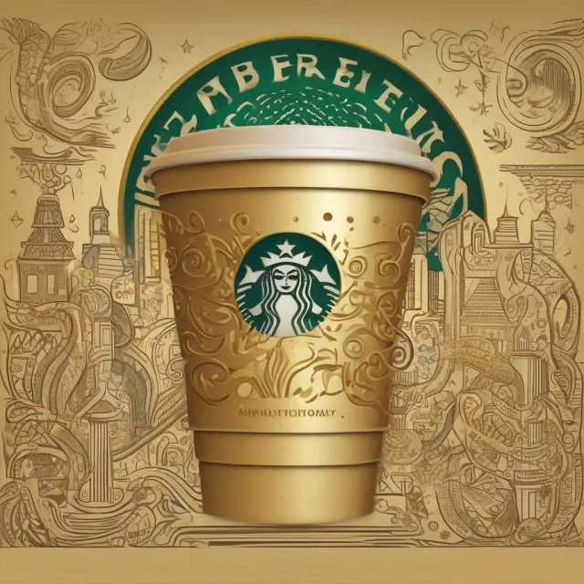 A golden cup overflowing with colorful stars (rewards) symbolizing various customers