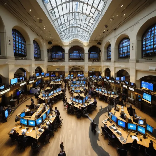 A visual representation of the London Stock Exchange