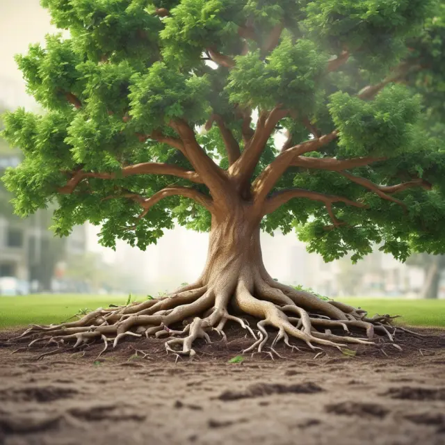 A lush tree symbolizes the LTC insurance market