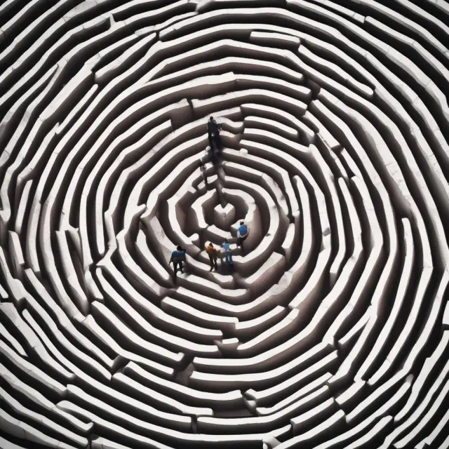 Business owner delving into the intricacies of setting up a private limited company, overcoming obstacles in a metaphorical maze filled with regulations and paperwork