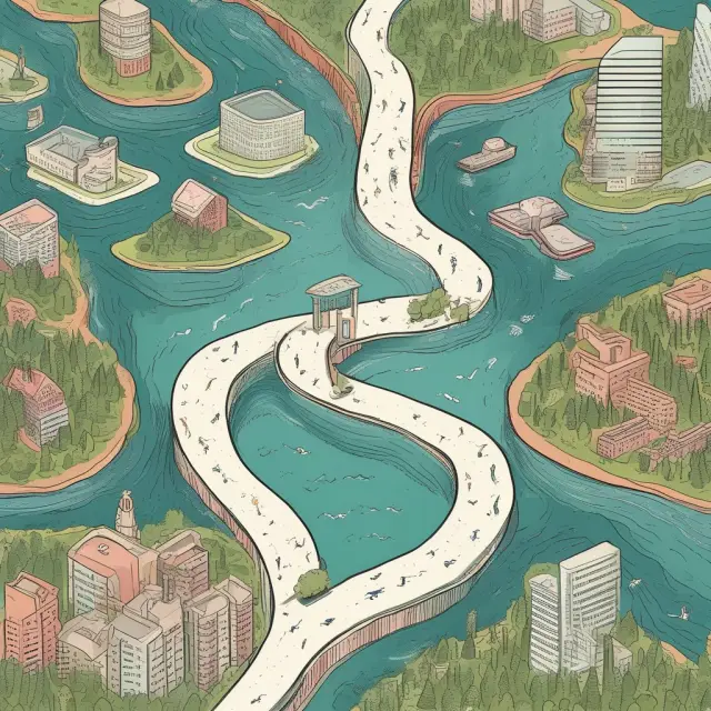 An ethereal river carrying data packets symbolizing financial identification numbers (SSNs, tax IDs) being validated by the Luhn Algorithm