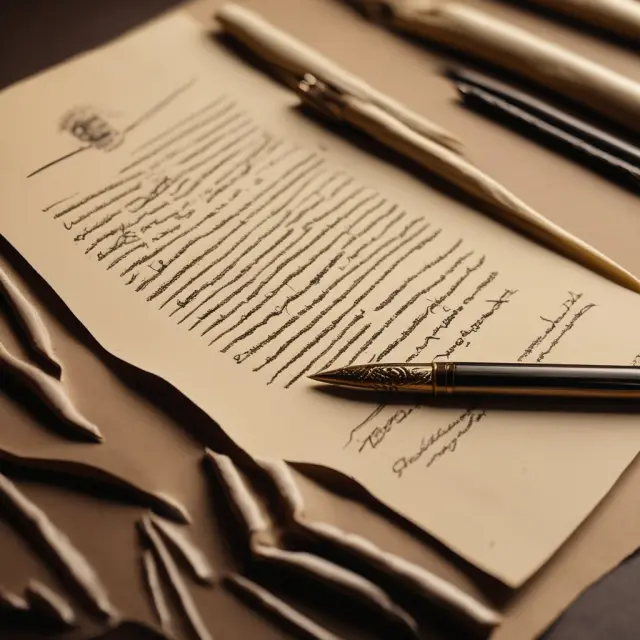 An image of Thorstein Veblen writing on a golden parchment, illustrating the concept of Veblen goods as luxury items that increase in demand with higher prices due to their symbolic value
