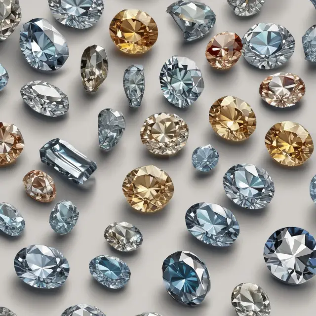 A luxury market depicted as a diamond mine, representing the valuable and exclusive nature of high-end brands.