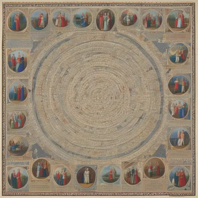 European nations creating a mosaic of the Maastricht Treaty, representing the challenges of managing currency risk and diverse economic conditions within the European Union