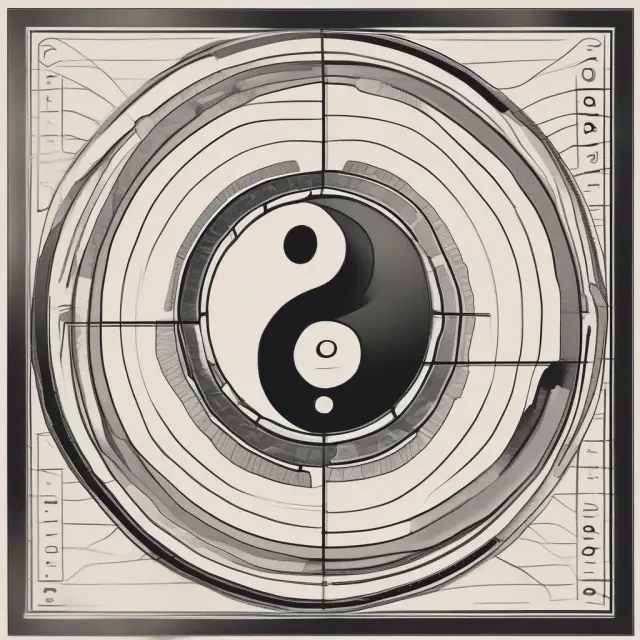 Two contrasting halves symbolizing Macaulay Duration (bonds) and cash flows (receipts), illustrating the balance between idealized measures and real-world complexities.