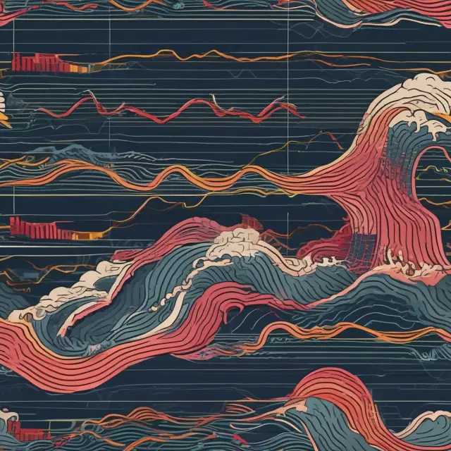 Visualization of bullish and bearish MACD signals navigating market trends