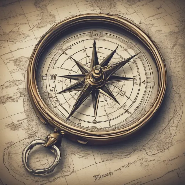 A compass symbolizes a macro manager
