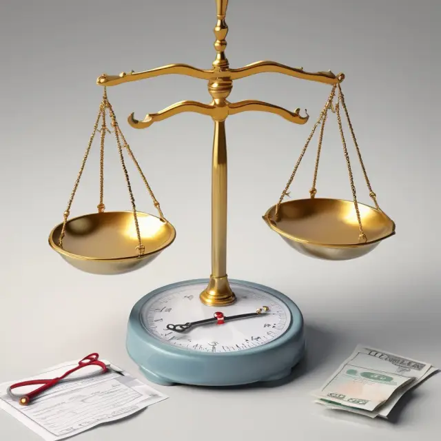 Scale balancing MAGI and health insurance premiums, with the Premium Tax Credit countering medical bills