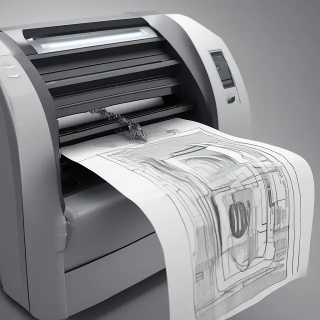 Magnetic ink character recognition (MICR) line on a check being scanned for automated processing